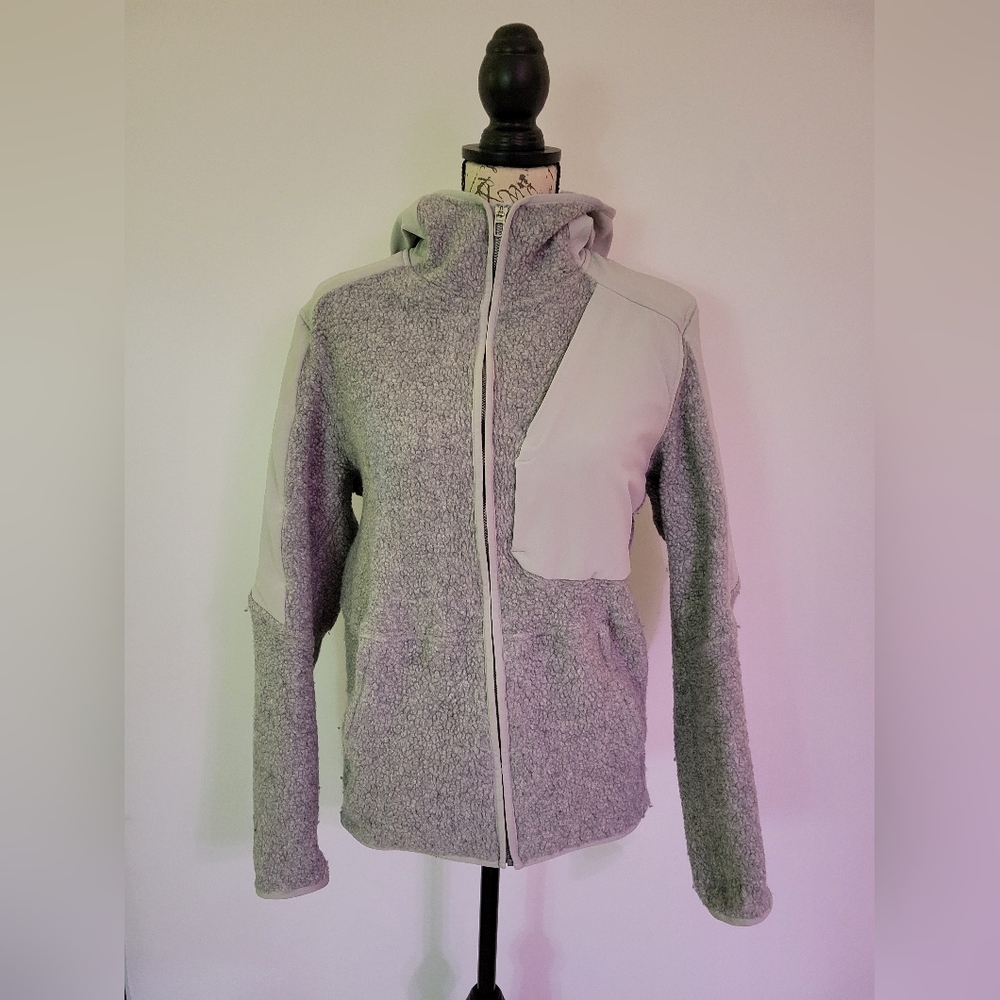 Lululemon Gray Sherpa Wool Blend Jacket Women's Size S